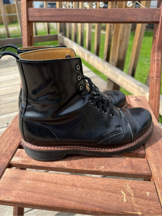 Dr. Martens Other - Vintage Dr. Martens 8-Eye Black Leather Cap Toe Boots | Men’s